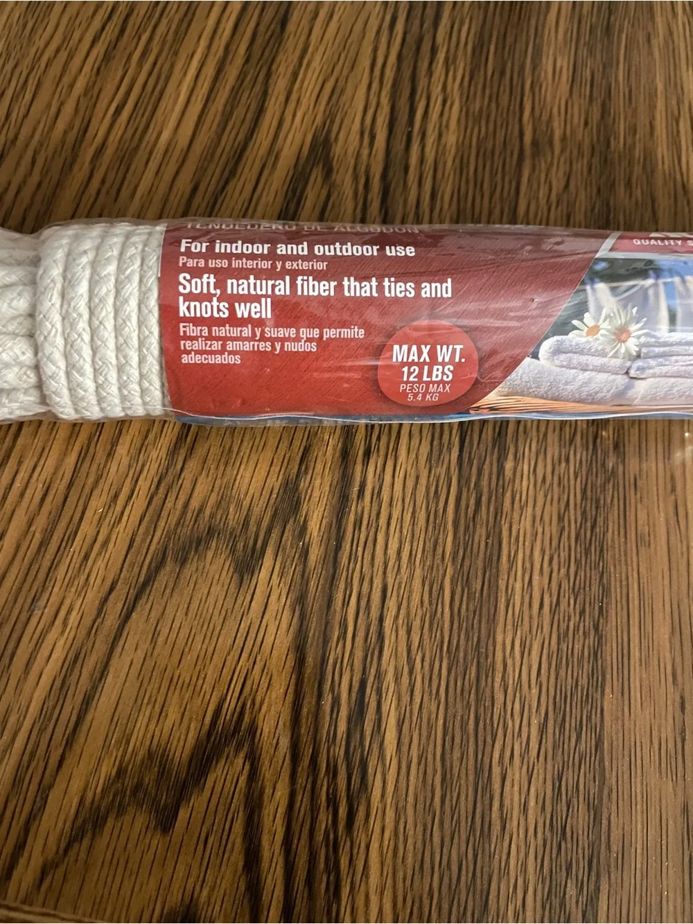 New 4-pack Mixed Lot Cotton Braided Cord Sash Cord Clothesline Mason Line Craft